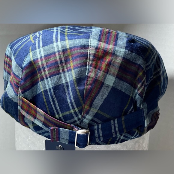 Polo Ralph Lauren Men's Cotton Mixed Colors Plaid Hat Newsboy Golf Cap. - Picture 3 of 5